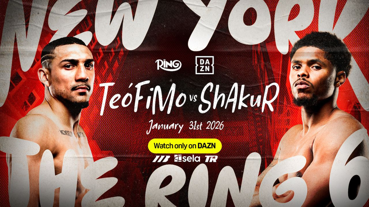 Teofimo Lopez (kiri) dan Shakur Stevenson. (Foto: Fight TV)