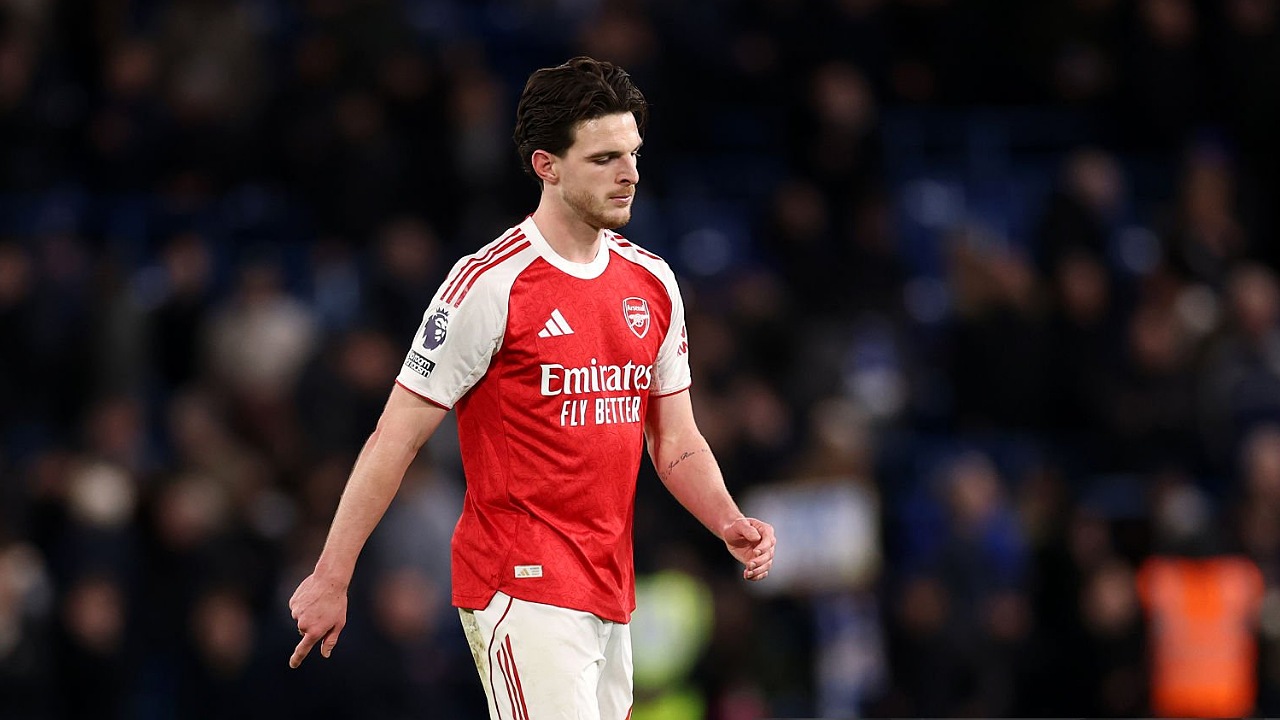 Gelandang andalan Arsenal, Declan Rice