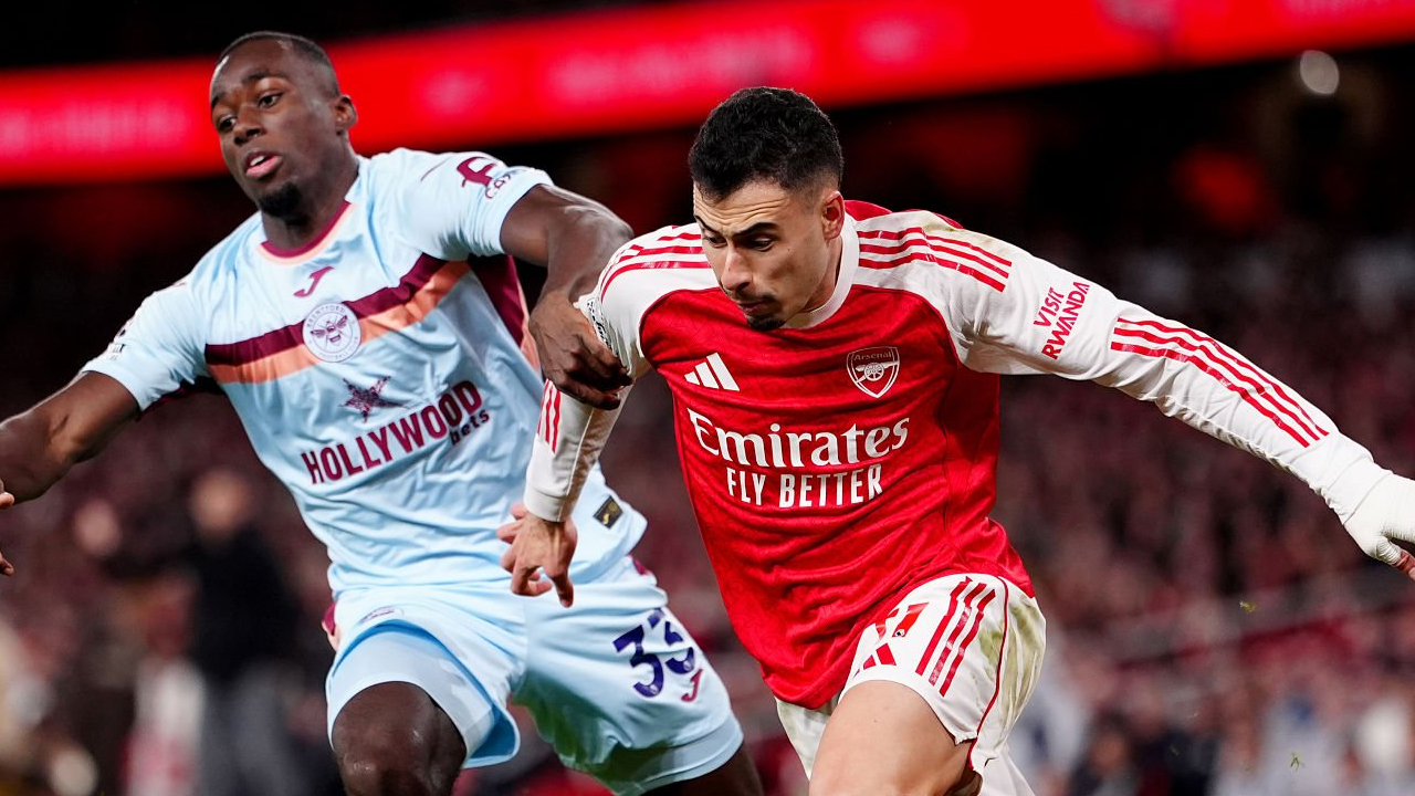Arsenal vs Brentford via gettyimages
