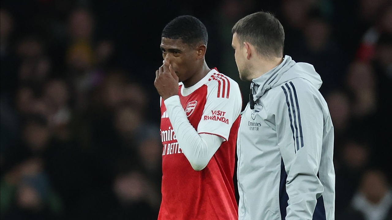 Mikel Arteta terancam kehilangan Cristhian Mosquera dan Declan Rice