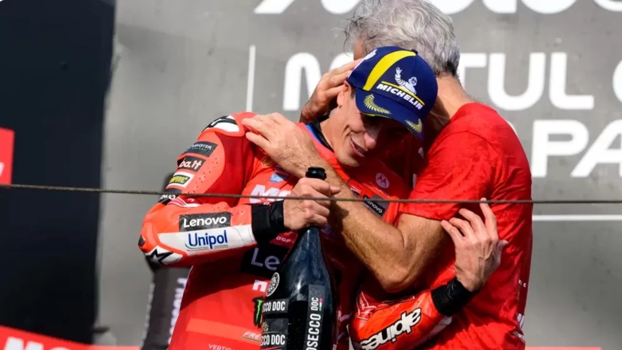 Marc Marquez dan Gigi Dall'Igna