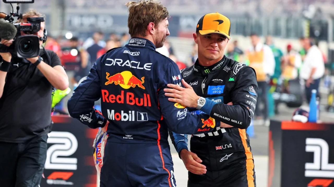 Max Verstappen dan Lando Norris