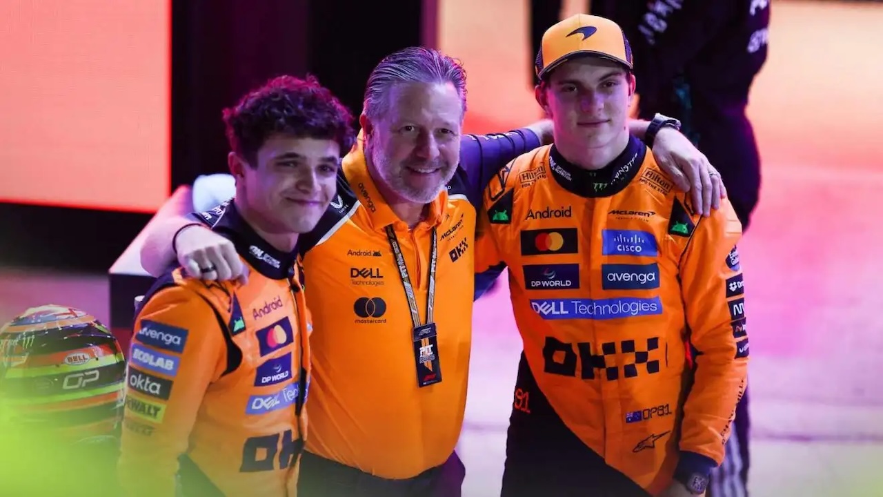McLaren, Lando Norris, Zak Brown, Oscar Piastri
