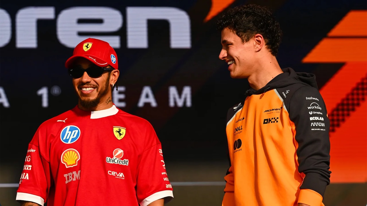 Lewis Hamilton, Lando Norris