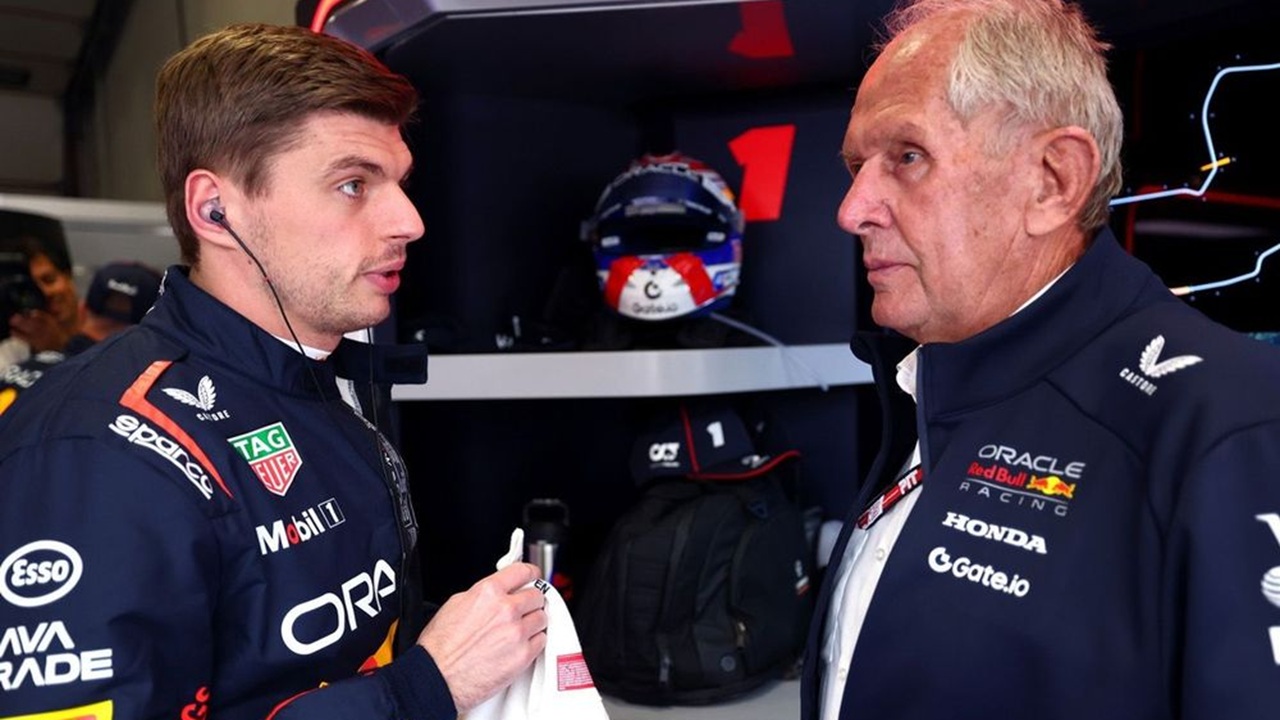 Helmut Marko dan Max Verstappen F1 2025