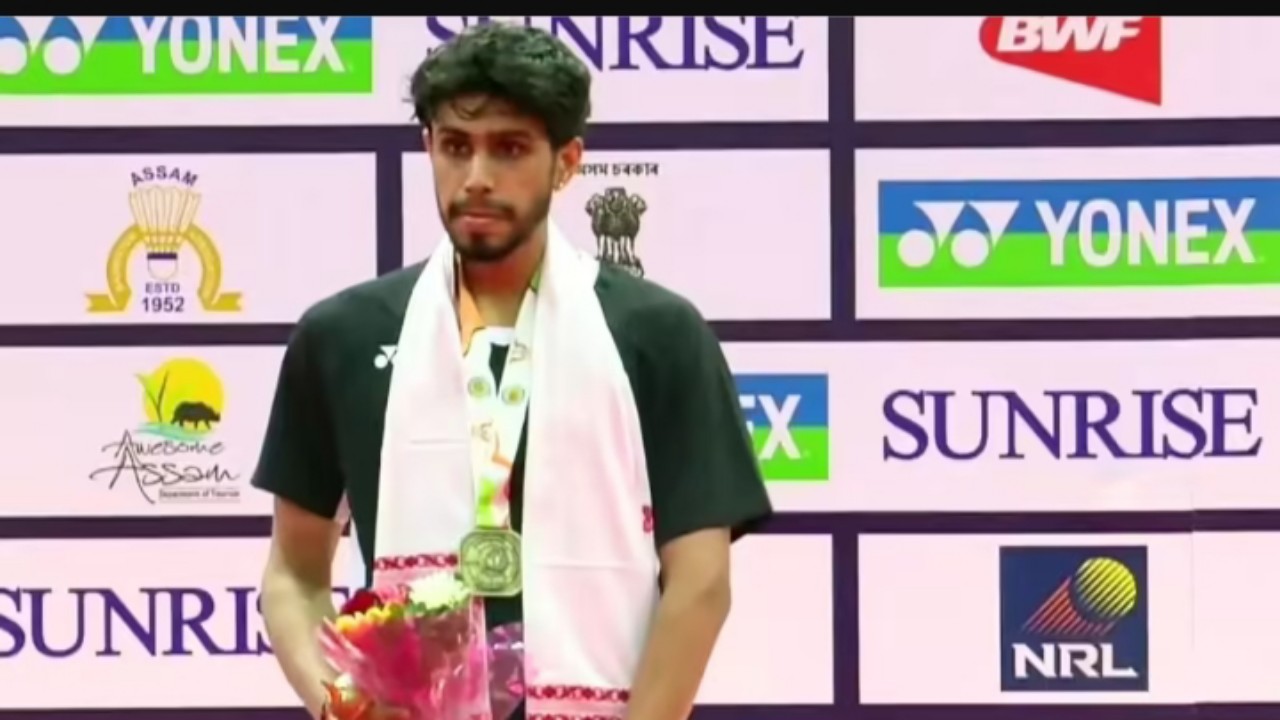 Sanskar Saraswat Kampiun Tunggal Putra Guwahati Masters 2025