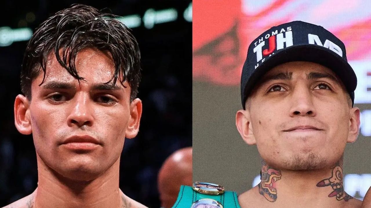 Mario Barrios (kanan) dan Ryan Garcia. (Foto: Fight TV)