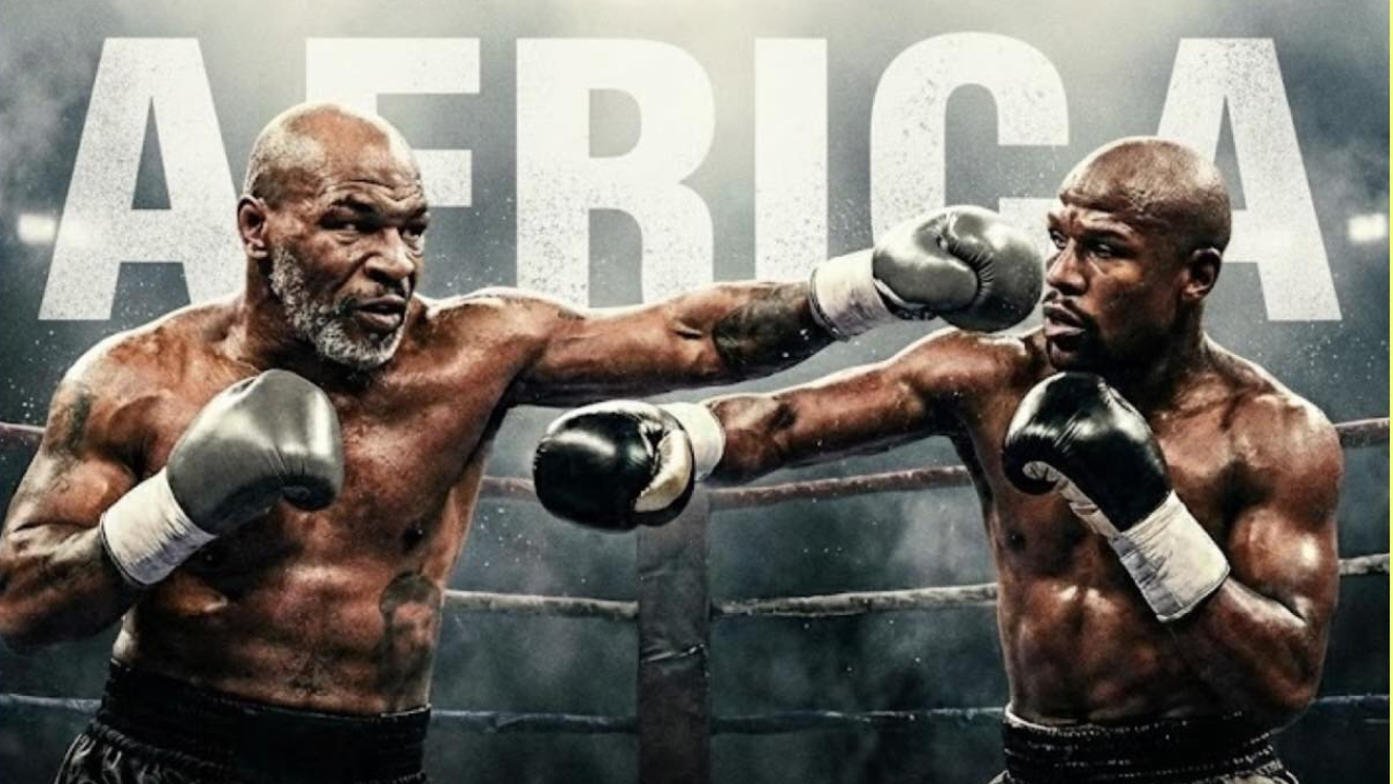 Mike Tyson (kiri) dan Floyd Mayweather. (Foto: Fight TV)