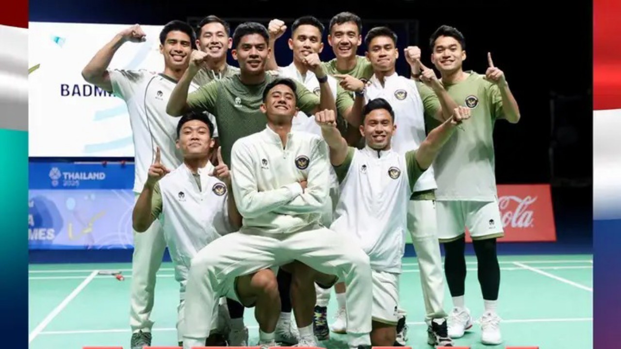 Sikat Malaysia 3-0, Beregu Putra Indonesia Raih Medali Emas SEA Games 2025