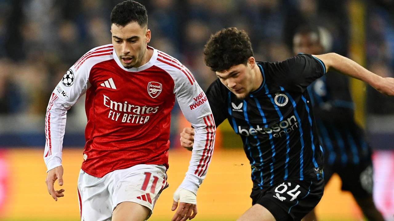 Hasil Pertandingan Champions League: Club Brugge 0-3 Arsenal