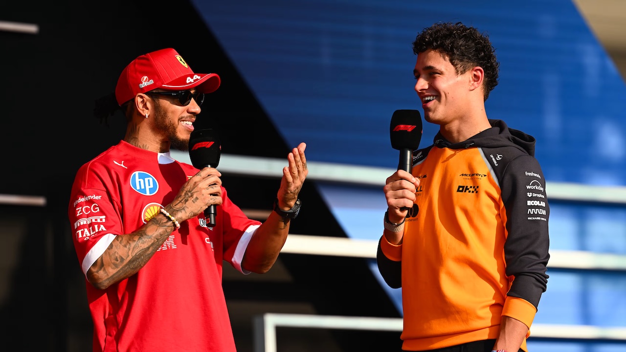 Lando Norris, Lewis Hamilton
