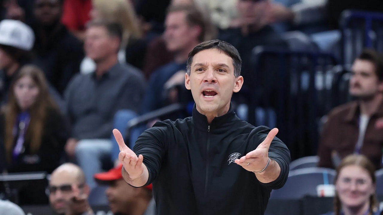 Mark Daigneault tetap merendah meski Thunder menang 16 kali beruntun.