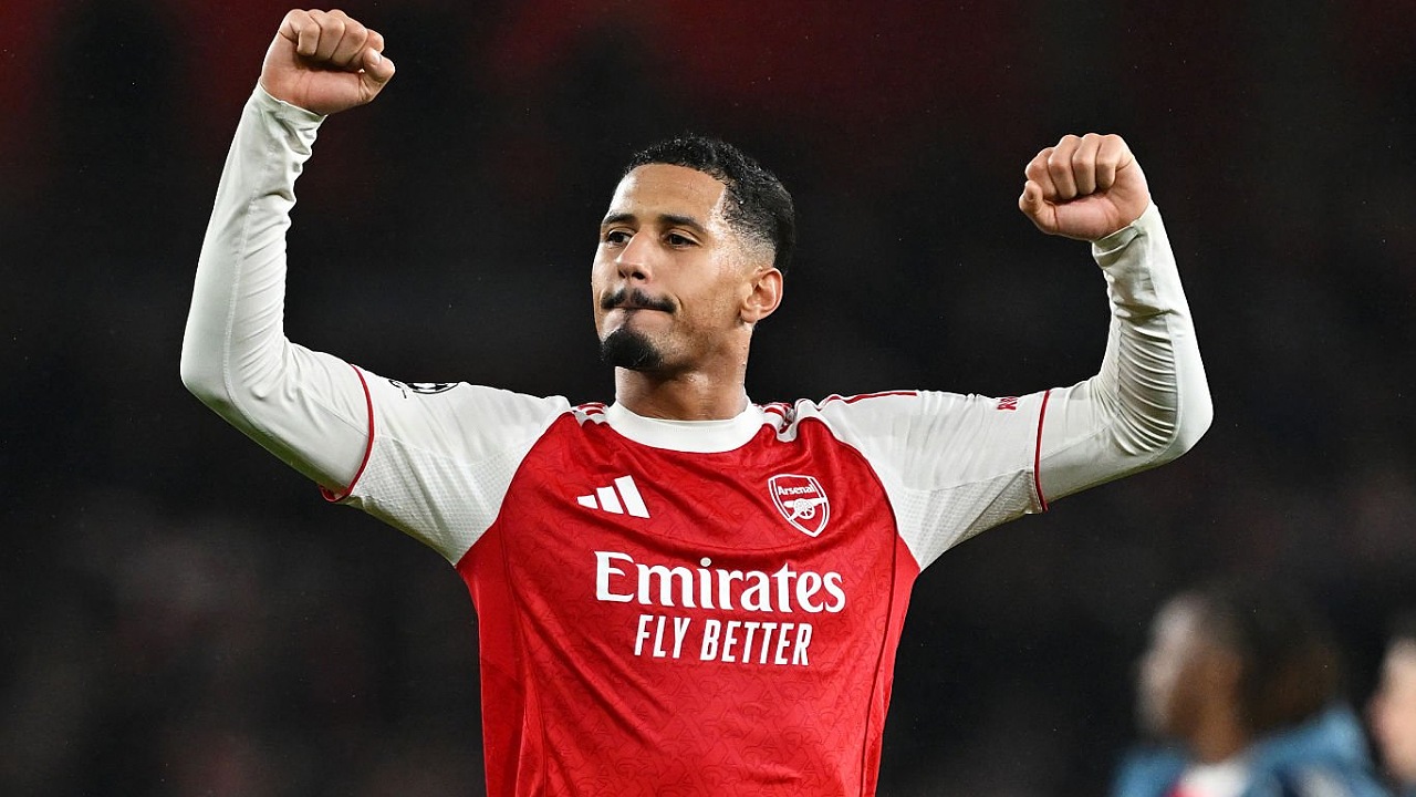 William Saliba sudah melewatkan empat pertandingan Arsenal