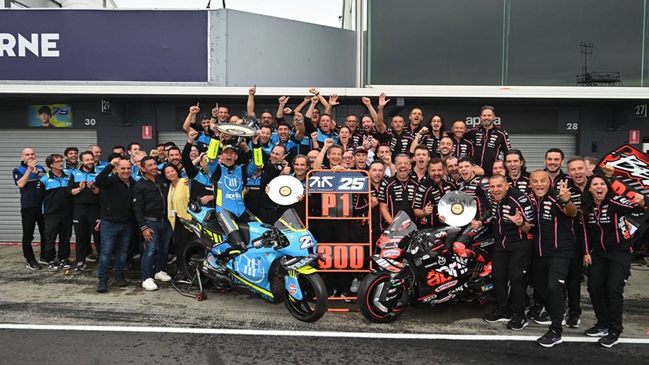 Tak Sekadar Efek Cedera Marquez, Aprilia Dinilai Sudah Dekati Ducati