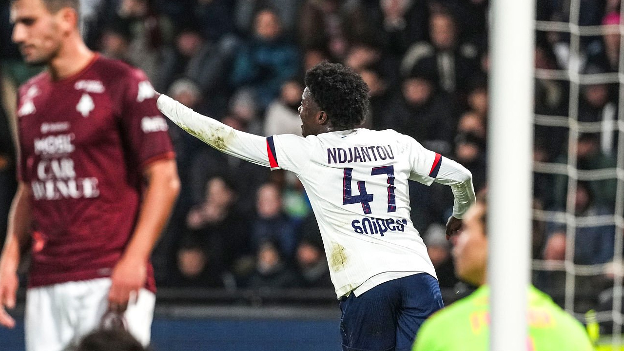 Cetak Gol Profesional Perdana untuk PSG, Quentin Ndjantou Sangat Bangga