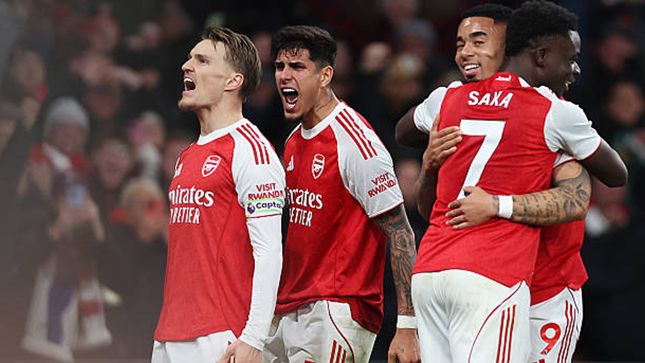 Hasil Pertandingan Premier League: Arsenal 2-1 Wolves