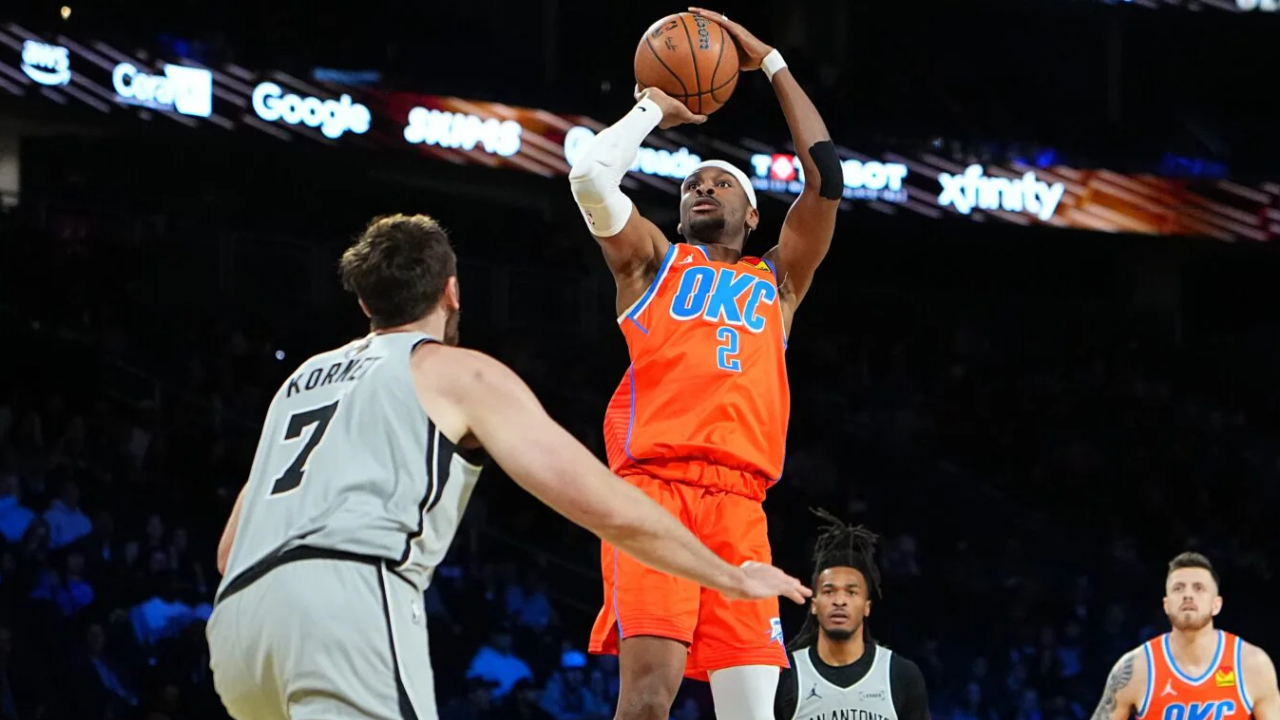 Rekor 16 Kemenangan Oklahoma City Thunder Akhirnya Terhenti di Tangan Spurs