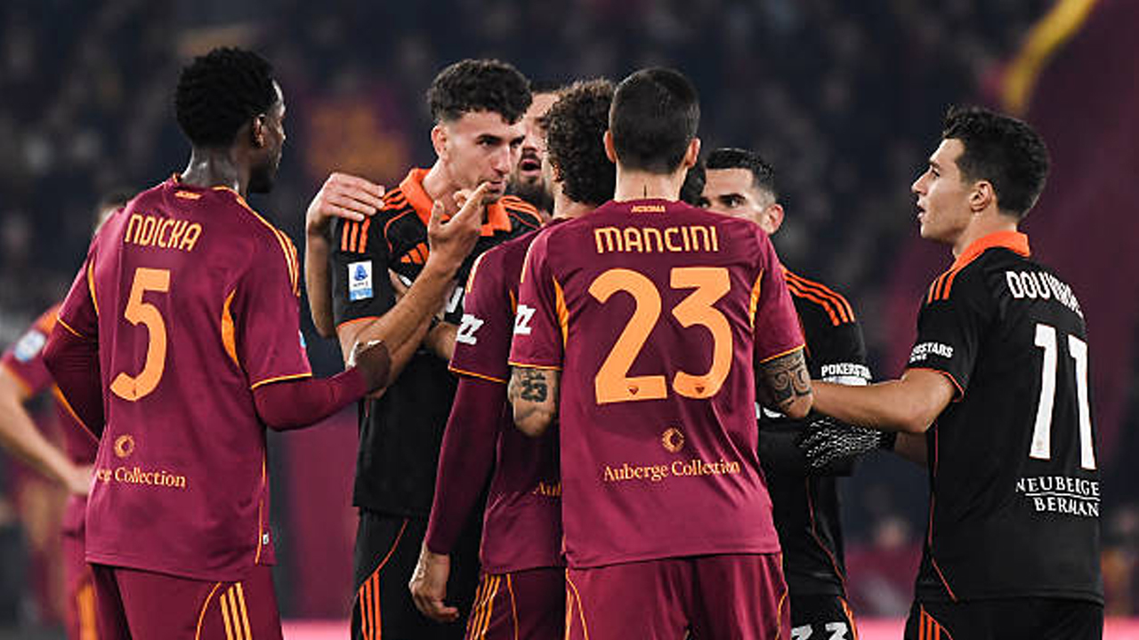 Gianluca Mancini Buka Suara Soal Keributan Akhir Laga AS Roma vs Como