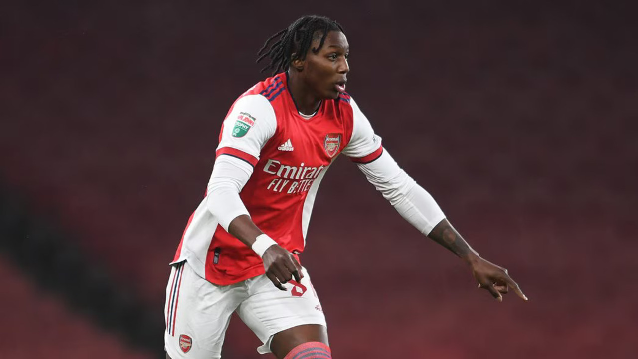 Jebolan akademi Arsenal, Brooke Norton-Cuffy, dilaporkan masuk daftar belanja Inter Milan di bursa transfer Januari 2026 / via Getty Images