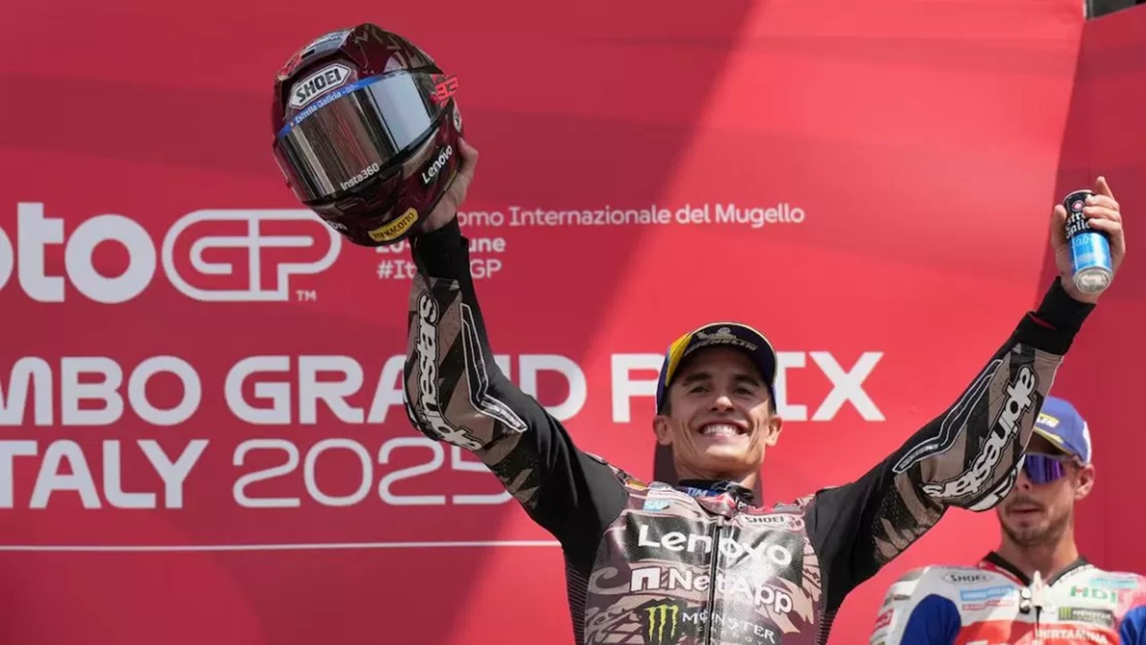 Marc Marquez menang di MotoGP Italia