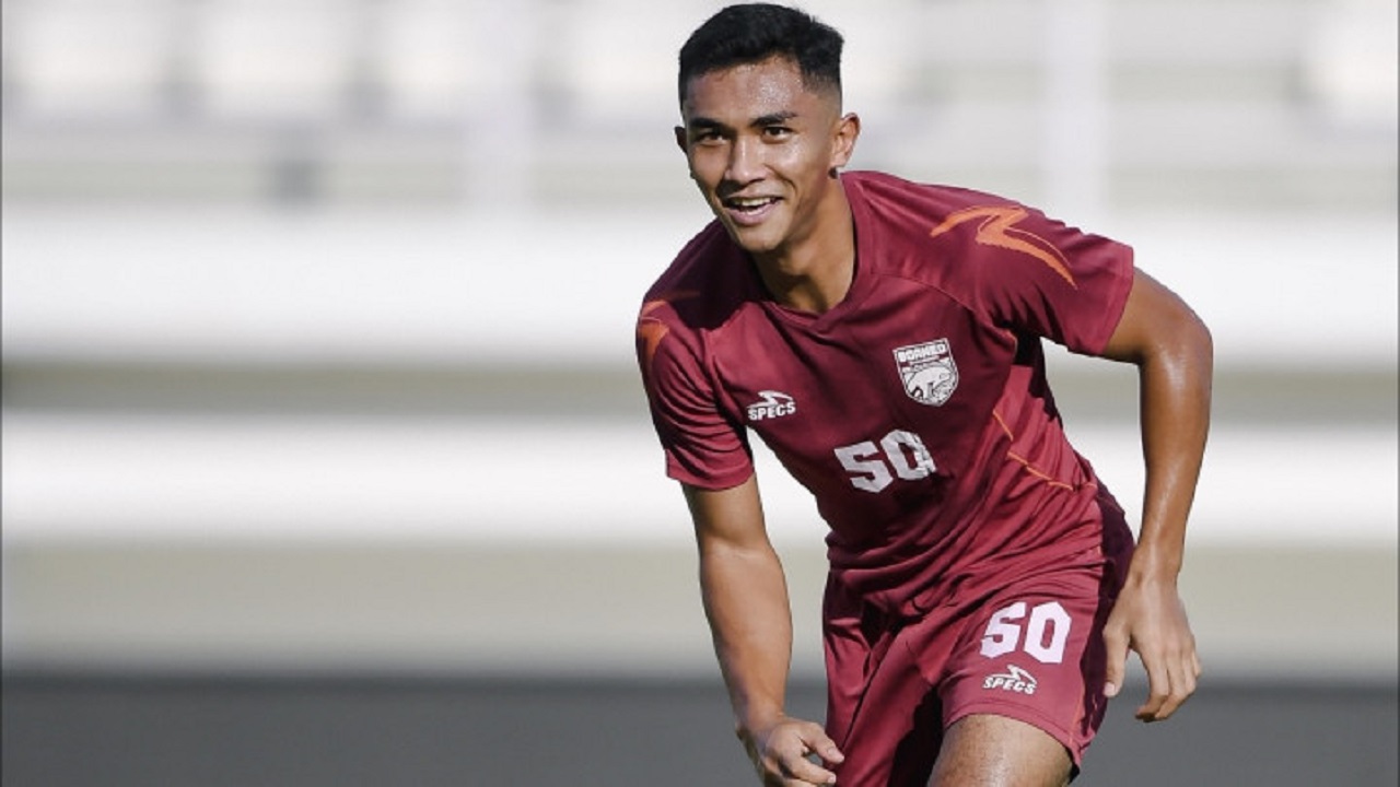 Gelandang muda Borneo FC, Rivaldo Pakpahan