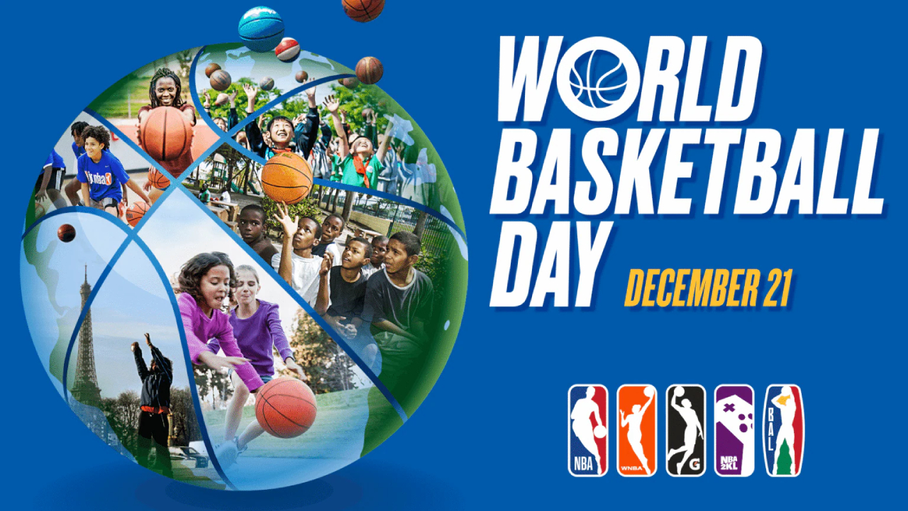 NBA, Komunitas Basket Dunia Rayakan World Basketball Day Pada 21 Desember