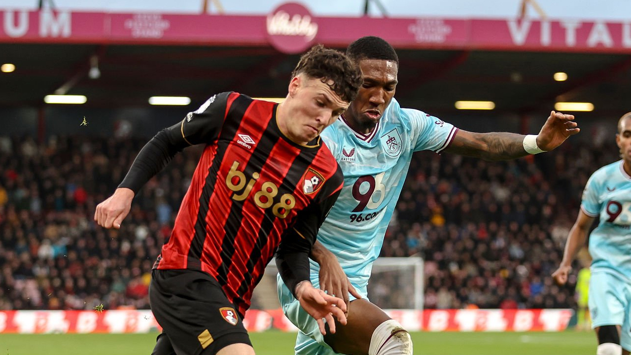 Hasil Pertandingan Premier League: Bournemouth 1-1 Burnley