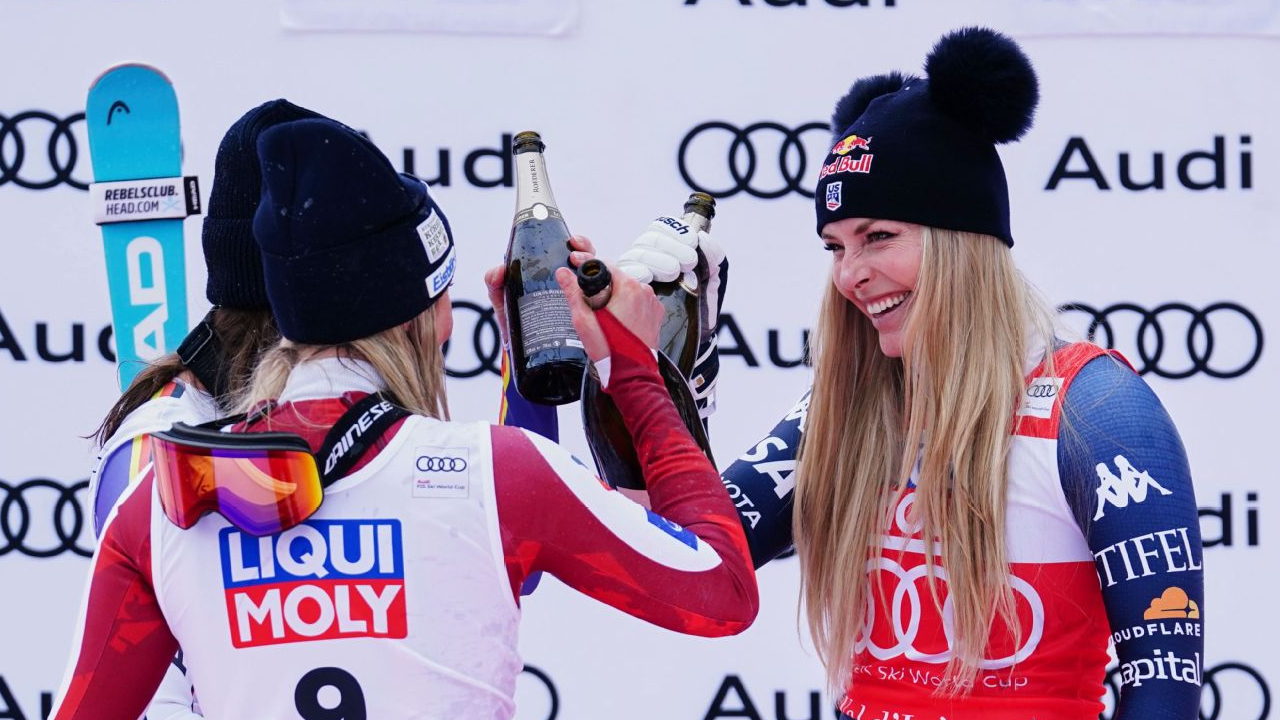 Lindsey Vonn Finis Ketiga di Downhill Piala Dunia, Hasil Terus Menjanjikan