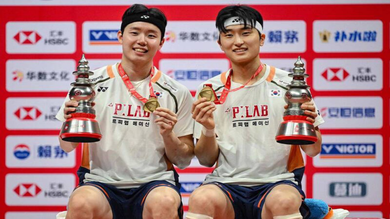 Seo Seung Jae/Kim Won Ho Kampiun BWF World Tour Finals 2025