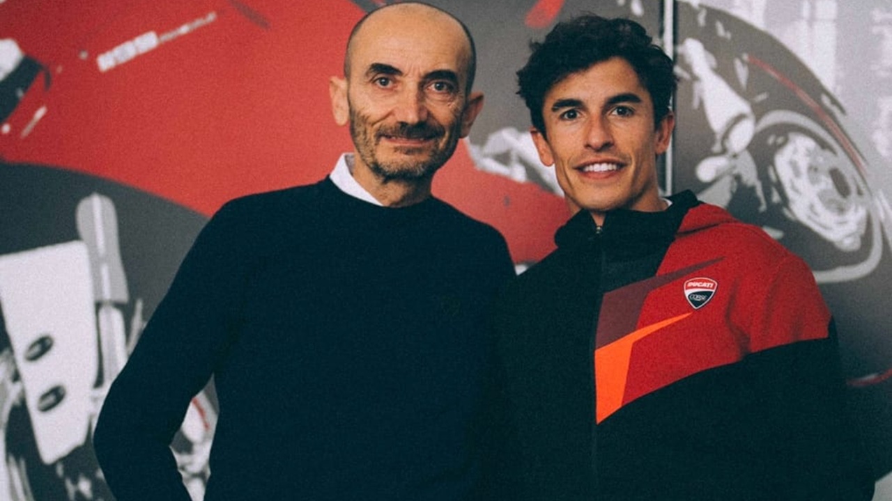 Marc Marquez dan Claudio Domenicali