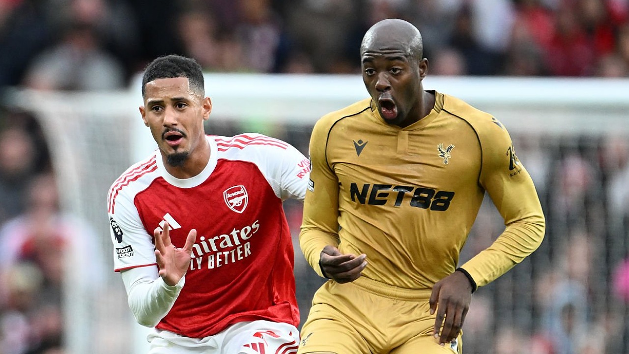 Lee Dixon menyoroti pengawalan William Saliba terhadap Jean-Philippe Mateta