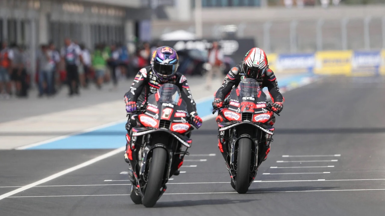Marco Bezzecchi dan Jorge Martin Aprilia