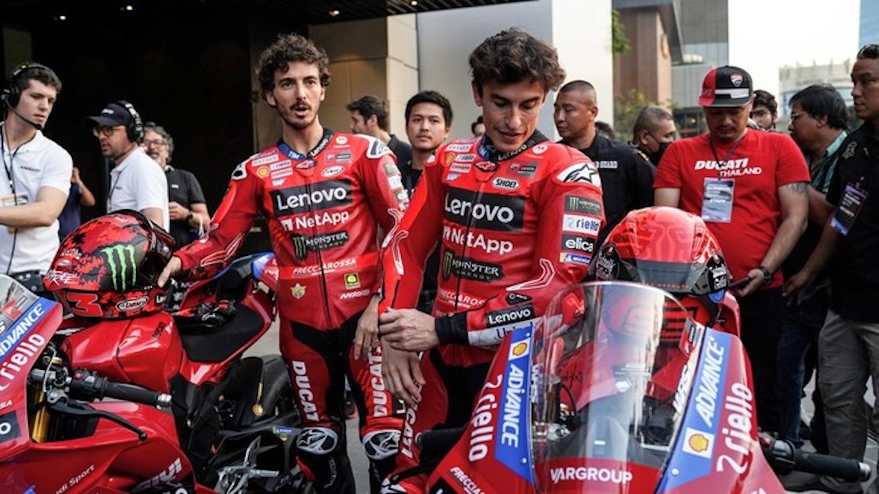 Marc Marquez dan Francesco Bagnaia
