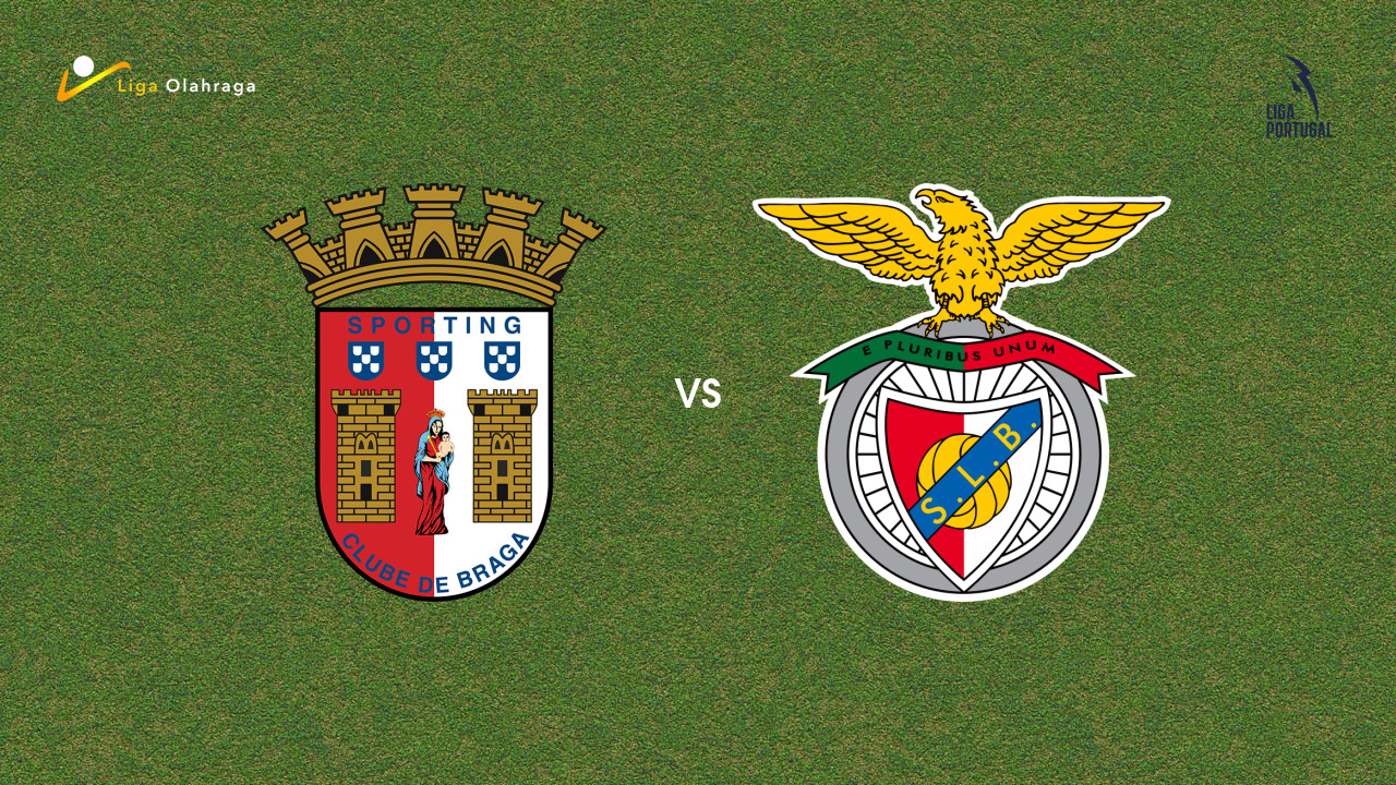 Prediksi Braga vs Benfica, 29 Desember 2025 Primeira Liga