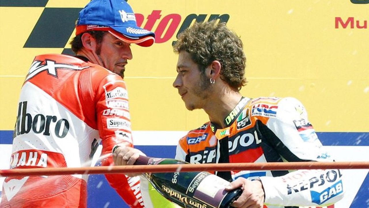 Valentino Rossi dan Max Biaggi