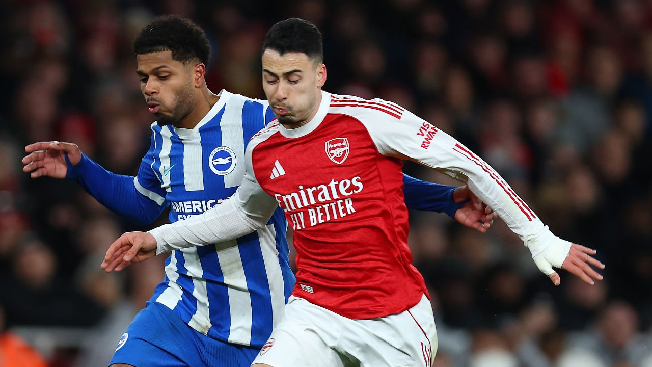 Hasil Pertandingan Premier League: Arsenal 2-1 Brighton and Hove Albion