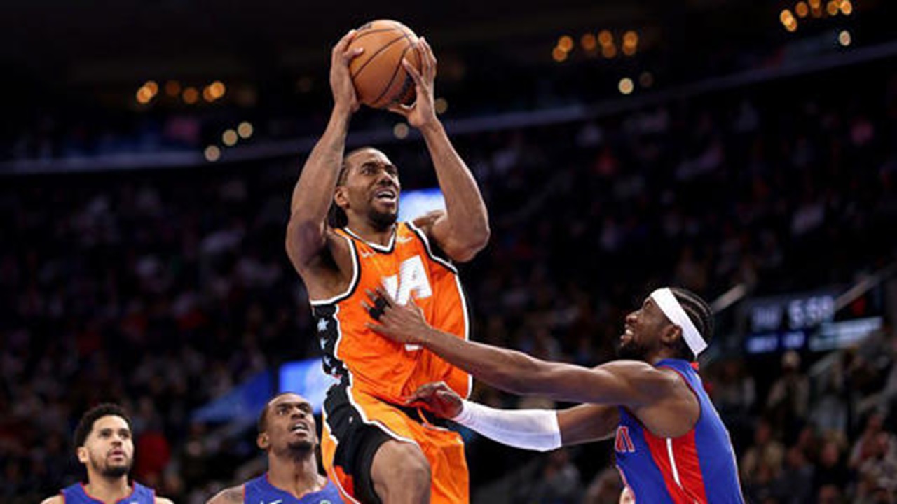 Kawhi Leonard Cetak Rekor saat Mengalahkan Detroit Pistons