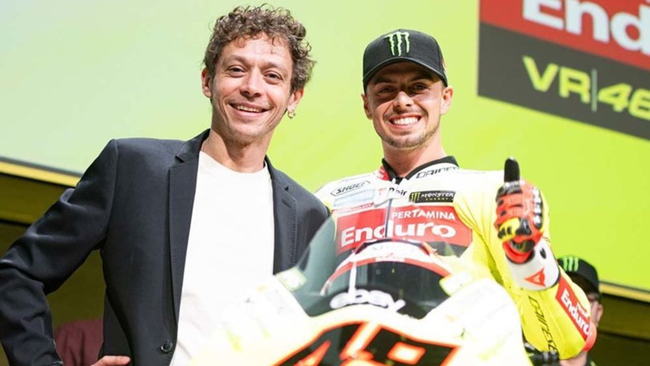 Valentino Rossi dan Fabio Di Giannantonio