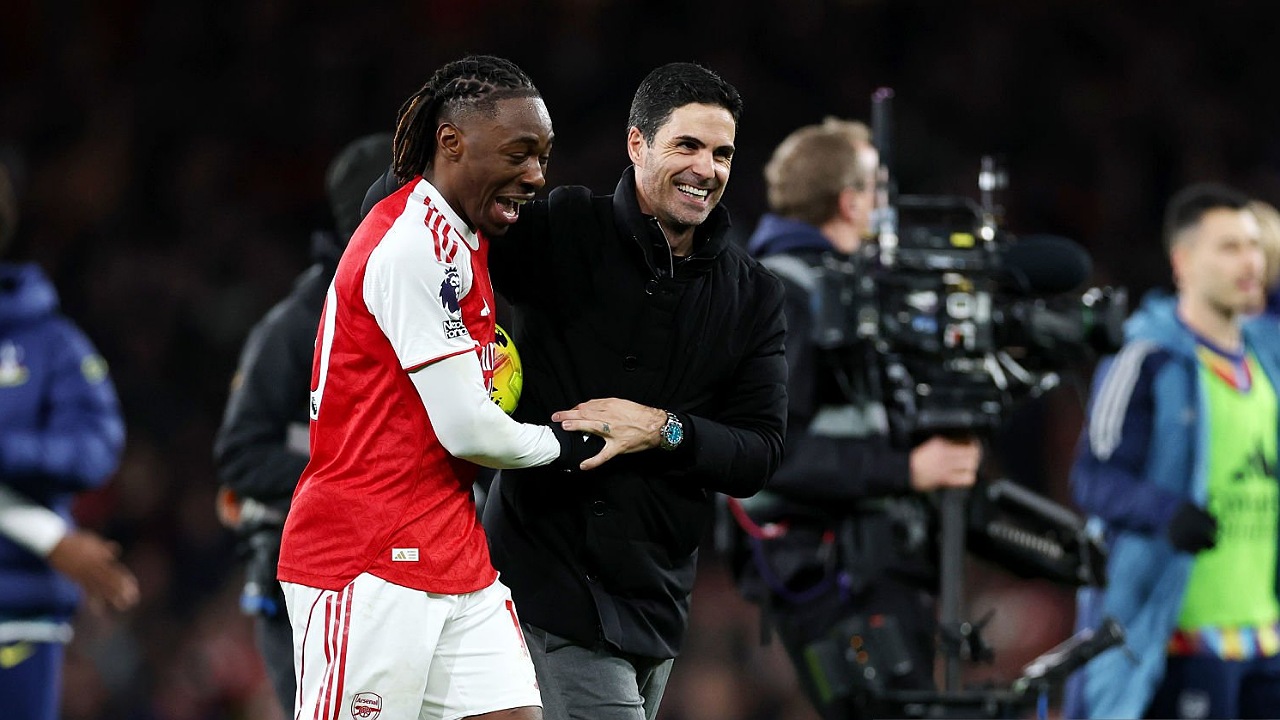 Eberechi Eze dan manajer Arsenal, Mikel Arteta