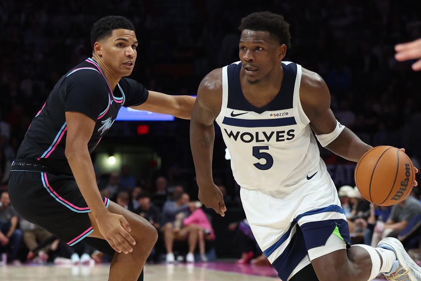 Timberwolves Hentikan Rentetan Kemenangan Heat - sumber: (mainbasket)