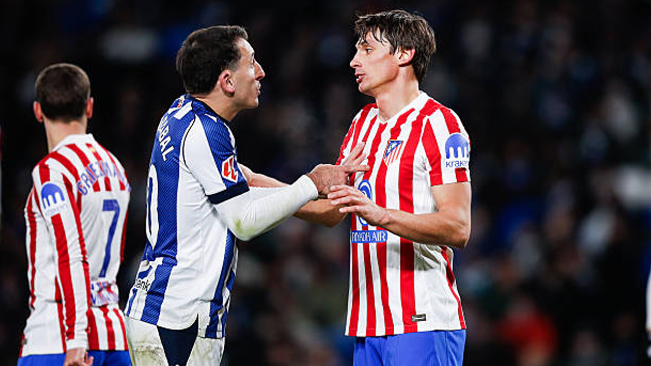 Hasil Pertandingan La Liga Spanyol: Real Sociedad 1-1 Atletico Madrid