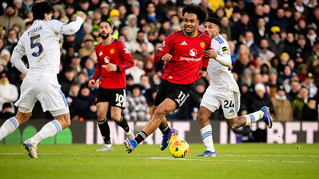 Hasil Pertandingan Premier League: Leeds United 1-1 Manchester United