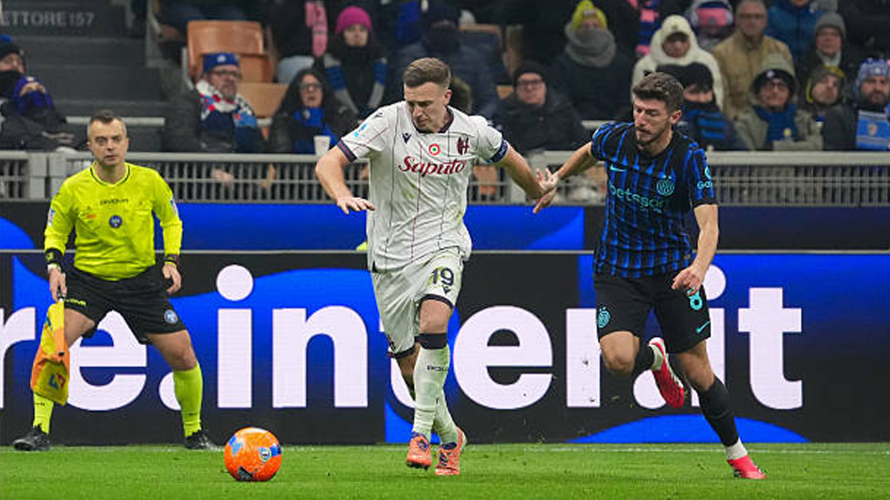 Hasil Pertandingan Serie A Italia: Inter Milan 3-1 Bologna