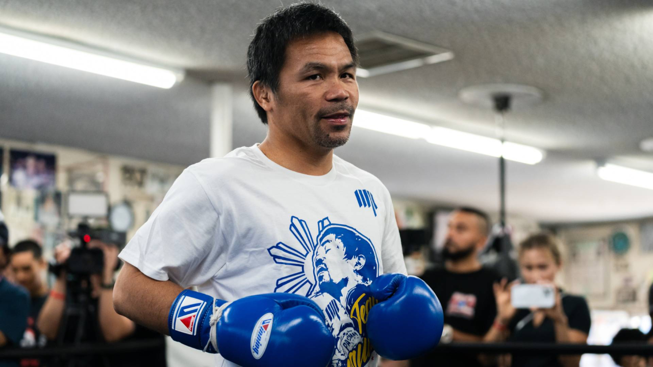 Dengan gagalnya rencana tersebut, satu kemungkinan besar kembali mencuat: duel ulang Manny Pacquiao melawan Floyd Mayweather Jr. (Foto: Fight TV)