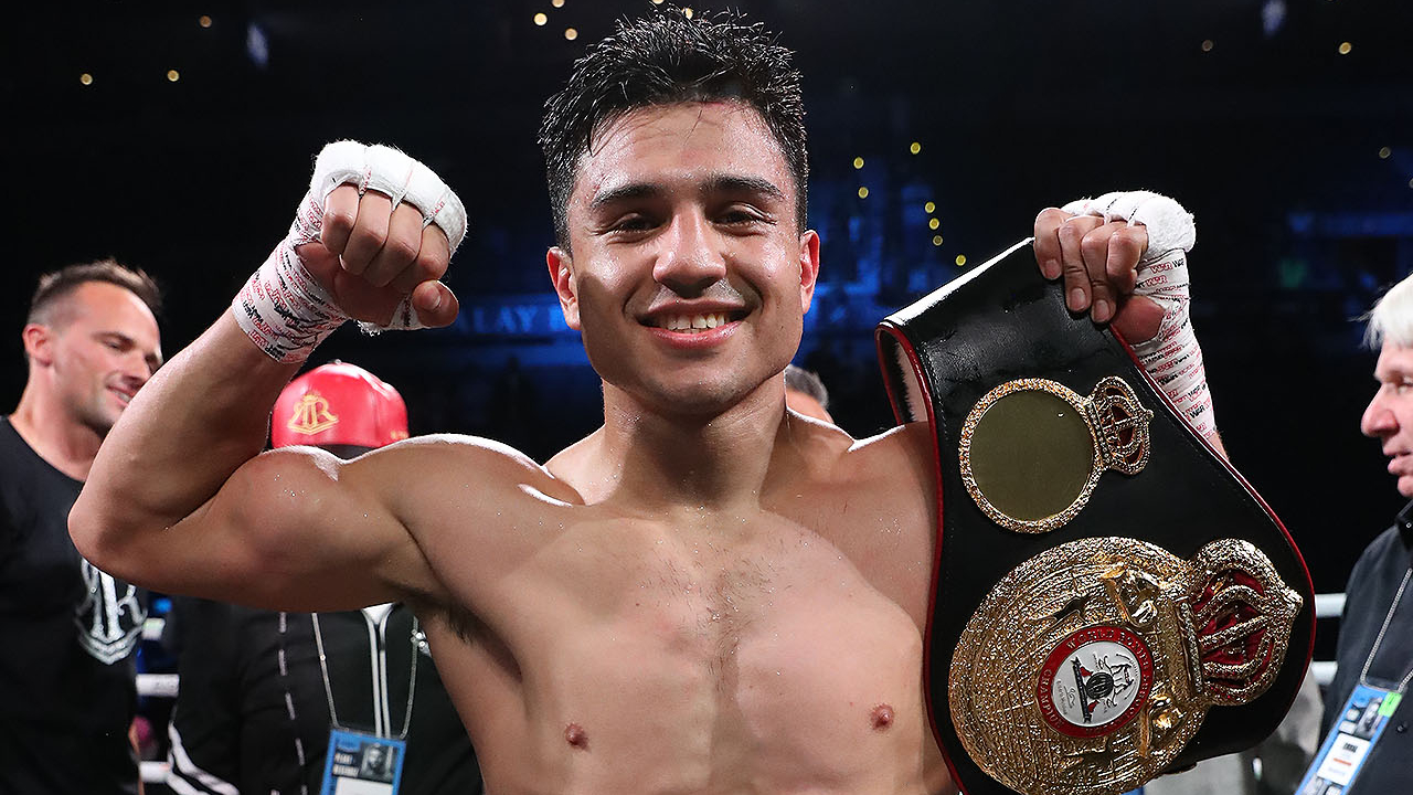 Armando Resendiz sebelumnya memegang sabuk interim WBA setelah mengalahkan mantan juara dunia Caleb Plant pada 31 Mei. (Foto: Fight TV)