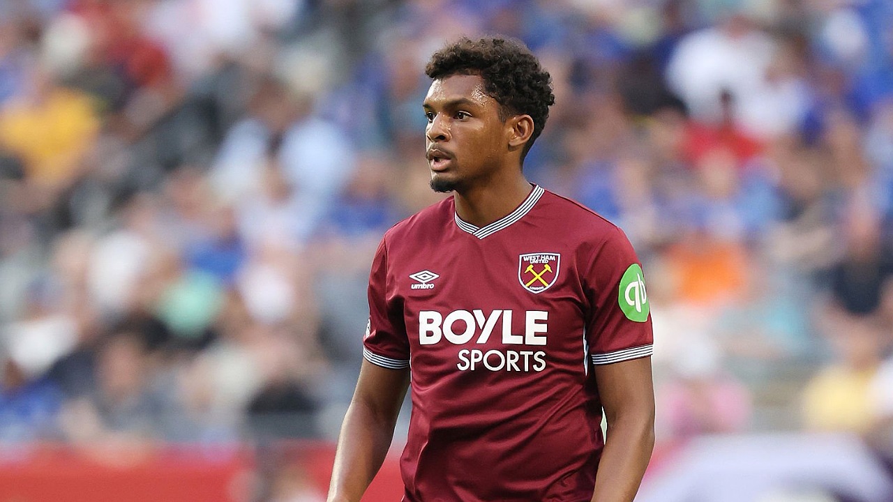 Luis Guilherme minim menit bermain di West Ham United