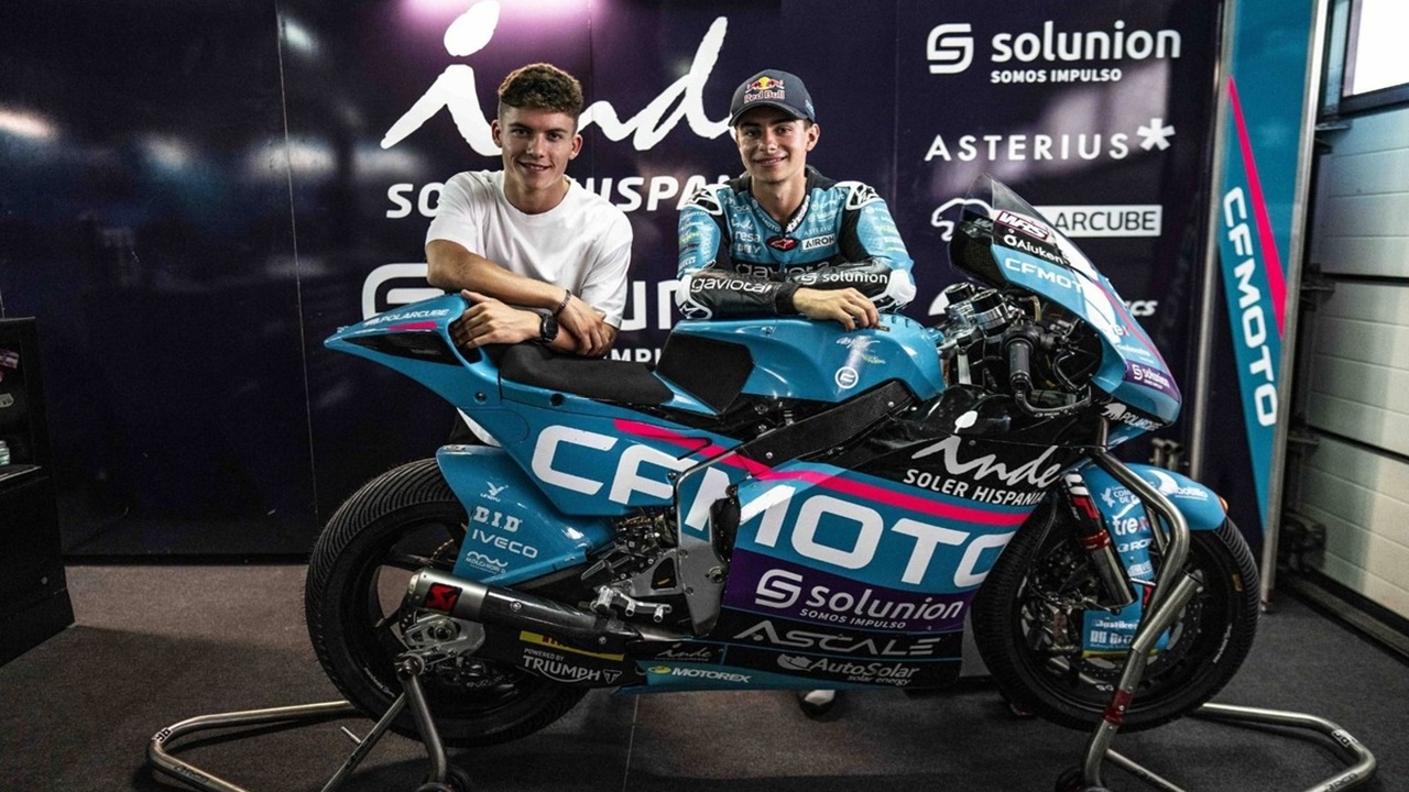 Dani Holgado dan David Alonso CFMoto Aspar Moto2