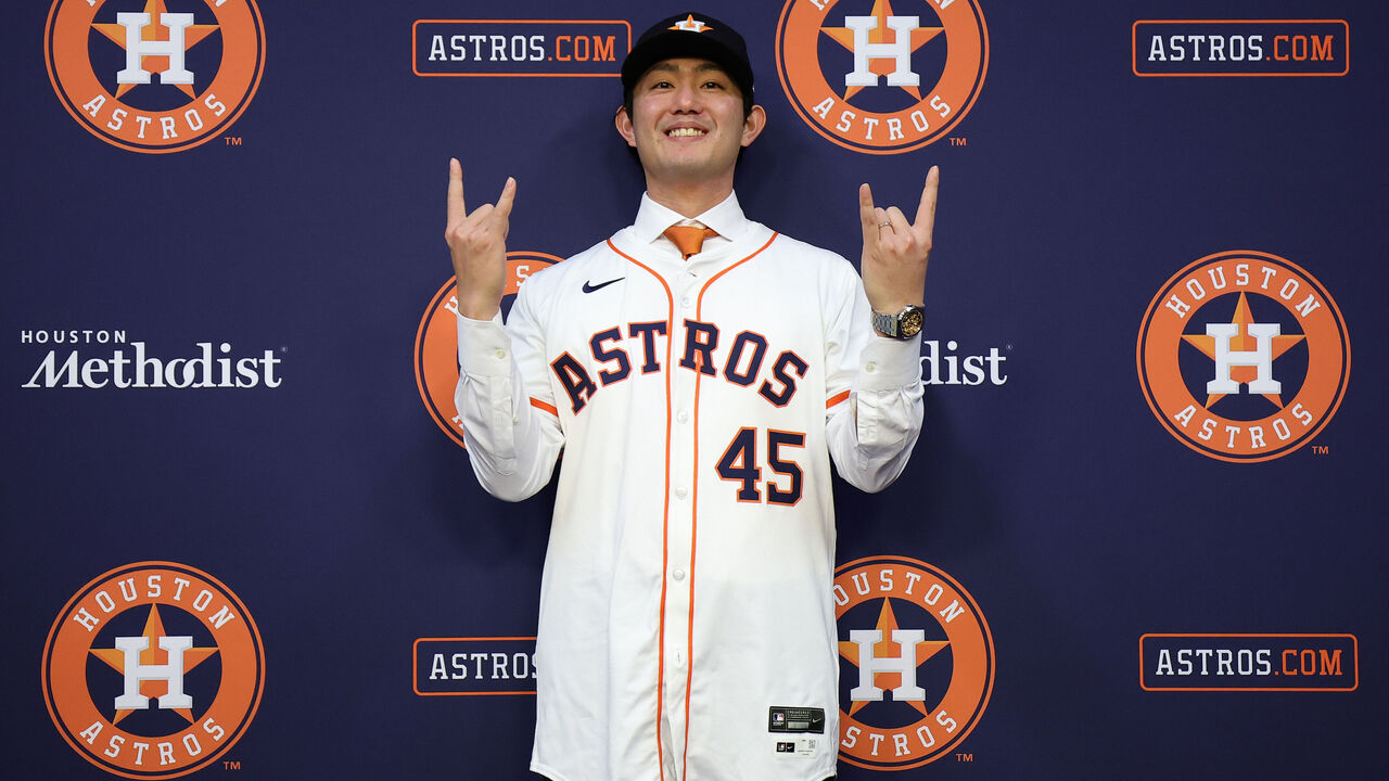 Dengan Astros yang gagal lolos playoff musim lalu akibat badai cedera, kehadiran Tatsuya Imai membawa harapan baru. (Foto: AP)