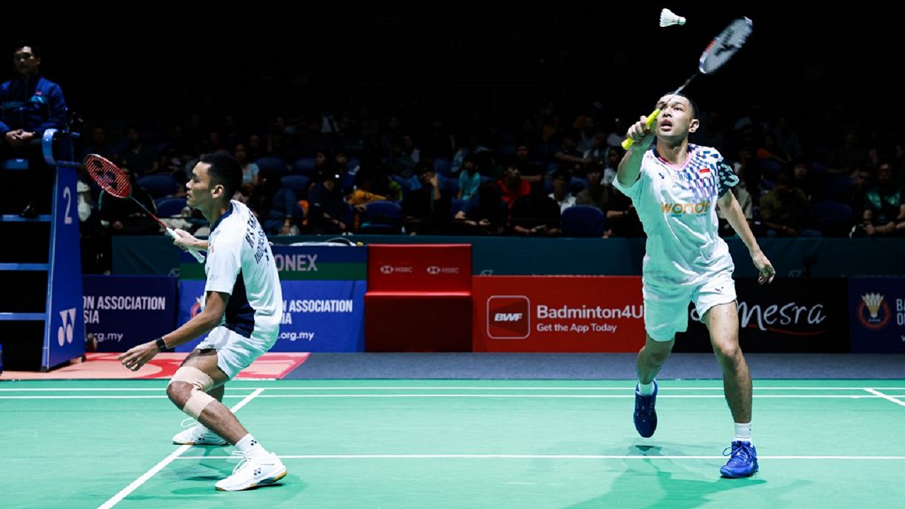 Fajar/Fikri puas bisa menangi laga perdana di Malaysia Open 2026.