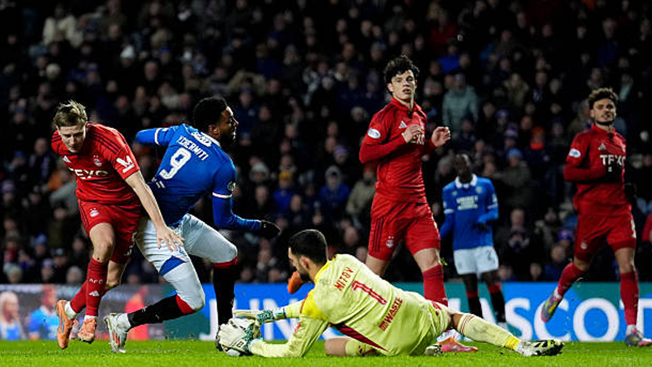 Hasil Pertandingan Scottish Premiership: Rangers 2-0 Aberdeen